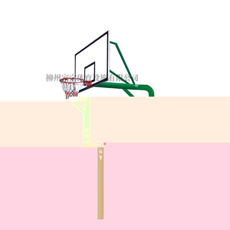 黄山JN-A11 埋地式篮球架 管径Φ140