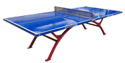 克拉玛依室外加厚铁面板乒乓球台